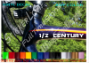 HALF 1/2 CENTURY Cycling Head Tube Set Fork Frame Decal Cycling Bicycle Cyclist Bike